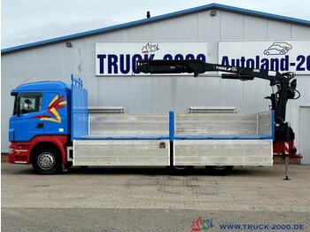 Dropside/ Flatbed truck, Crane truck Scania R400 Atlas Tirre 191L 9m=1,7t. 7m Ladefl. 1.Hand: picture 3