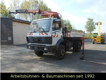 Tipper, Crane truck Mercedes-Benz MB 1717 AK Kipper Allrad mit Kran Atlas 100.1: picture 4