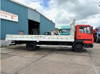 Dropside/ Flatbed truck Mercedes-Benz LK 814 (6-CILINDER) WITH OPEN (TENT) BOX & ALUMNIUM SIDE BORDS (MANUAL GEARBOX / 3TH SEAT IN CABIN): picture 4