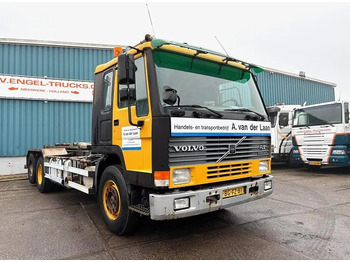 Hook lift truck Volvo FL 12.380 6x2 A-RIDE (ORIGINAL DUTCH) HOOK-ARM CONTAINER SYSTEM (FULL STEEL SUSPENSION / REDUCTION AXLE / 10 TIRES / 8.000 KG. F: picture 2