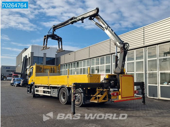 Dropside/ Flatbed truck, Crane truck Iveco Stralis 310 6X2 RHD! Atlas 135.2VE-A11 Crane Lift-lenkachse ACC Euro 6: picture 2