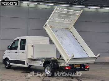 Flatbed van MAN TGE 5.120 Open Laadbak met Kist Dubbel Cabine 3,5t Trekhaak Navi Camera Airco Cruise Euro6 Pritsche Pickup Open Box A/C Towbar Cruise cont: picture 2