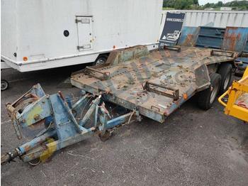 Dropside/ Flatbed trailer BOURETTE COLIBRI PLATEAU CP 18: picture 1