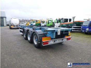 Container transporter/ Swap body truck Fruehauf 3-axle container chassis 20, 30 ft: picture 3