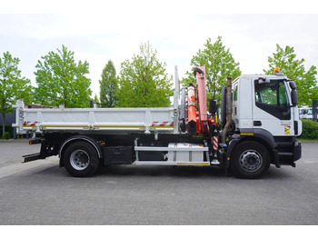Tipper, Crane truck IVECO STRALIS 330 E6 / FASSI 195A 8.5 T / 3-side tipper: picture 5