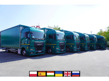Curtainsider truck MAN TGX 18.470