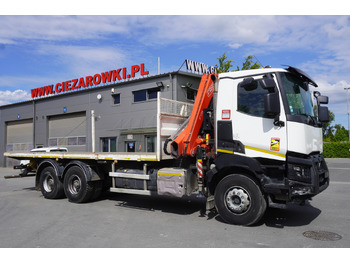 Crane truck RENAULT K380 6x4 / FASSI F175 crane 7.85 t / 120 thousand km!: picture 4