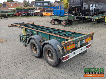 Container transporter/ Swap body semi-trailer Flandria OP CC 2A 2-Assen ROR DrumBrakes - Steel Suspension - 3350KG - 20FT (O1873): picture 3