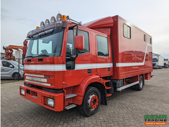 Horse truck Iveco Tector ML120E24D 4x2 Euro3 DubbelCabine - Paardenwagen 3-Paards - Kleedruimte - Hydraulische klep- TOP!: picture 2