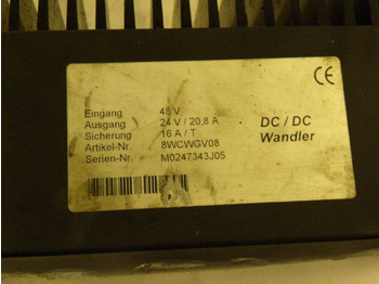 Electrical system for Material handling equipment Converter DC-DC 48/24 V, 20.8 A for Mitsubishi: picture 2