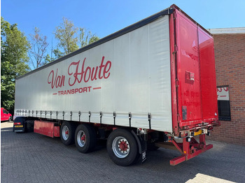 Curtainsider semi-trailer Pacton 3AS Schuifzeilen Stuuras Kooiaap aansluiting hardh.vloer: picture 2
