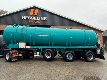 Tank semi-trailer Veenhuis 36m3 RVS Mestoplegger Geijkte weging Nieuwe APK VMA Bemonstering 2x stuuras: picture 2