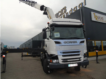 Crane truck Scania R 500 + PALFINGER 88002-EH + 8x EXT + 8X4 + EURO 5 + MANUAL: picture 2