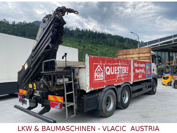 Dropside/ Flatbed truck, Crane truck MAN TGS 26.400 6x4 mit Kran HIAB 166: picture 3
