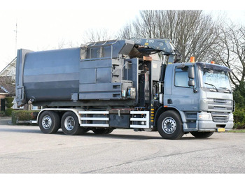 Hook lift truck, Crane truck DAF CF75/310 FAN !!KRAAN/HAAK!!PERSCONTAINER!!HIGH PRESURRE CLEANING!!HOGEDRUK REINIGING!!HOCH DRUCK WASHEN SYSTEM!!REINIGING!GEJO B: picture 4