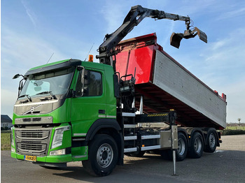 Tipper, Crane truck Volvo FM 430 !!8X4 TRIPLE!! EURO6!! Z-KRAAN!!/KIPPER!!TOP!! ZERO-EMISSE 2029!!: picture 5