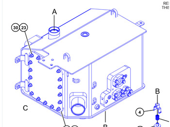 Hydraulic tank CATERPILLAR