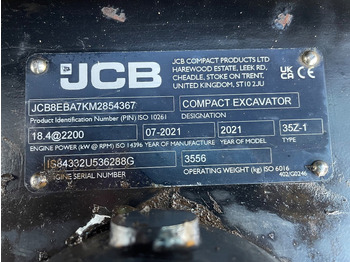 Mini excavator JCB 35Z-1: picture 3