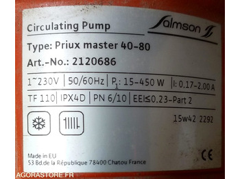 Industrial HVAC equipment Pompe de chauffage Salmson - Circulateur PRIUX MASTER 40 - 80 / 250 Entraxe 250: picture 3