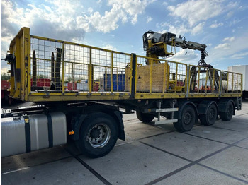 Dropside/ Flatbed semi-trailer LAG HIAB ROLLER 130 R 2009: picture 4