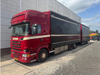 Curtainsider truck SCANIA R 450