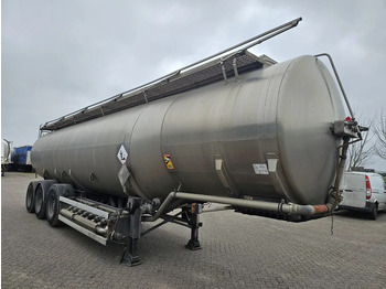 Tank semi-trailer Magyar RVS - INOX - 38.5 M3- 7 Comp.: picture 2 Tank semi-trailer Magyar RVS - INOX - 38.5 M3- 7 Comp.: picture 2