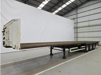 Dropside/ Flatbed semi-trailer KRONE SD