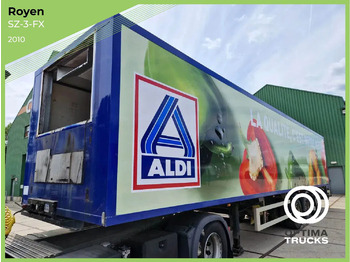 Closed box semi-trailer