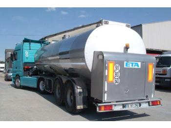 Tank semi-trailer for transportation of food ETA SRMER: picture 1
