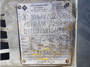 Storage tank OTTO 1000 liter dieseltank IBC Gegalvaniseerd as New !: picture 4 Storage tank OTTO 1000 liter dieseltank IBC Gegalvaniseerd as New !: picture 4