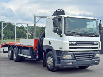 Tow truck DAF CF 85.380*ABSCHLEPPWAGEN 7,20m+ HIAB 144 B-2 DUO: picture 4