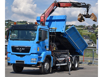 Crane truck, Tipper MAN TGS 26.400 Kipper 4,60m*PK F130A.22 + FUNK/6x4: picture 3
