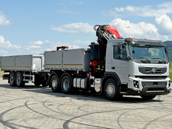 Tipper, Crane truck Volvo FMX 420* FASSI F275.2.25 + FUNK + Anhänger / TOP: picture 4