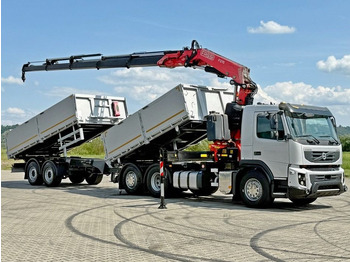 Tipper, Crane truck Volvo FMX 420* FASSI F275.2.25 + FUNK + Anhänger / TOP: picture 2