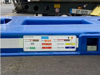 Container transporter/ Swap body semi-trailer New D-TEC CONTAINER CHASSIS PM-3-SSliding: picture 3