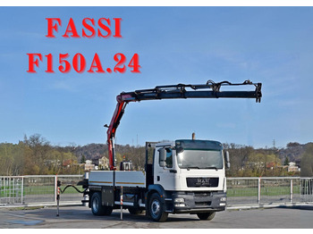 Dropside/ Flatbed truck MAN TGM 18.340