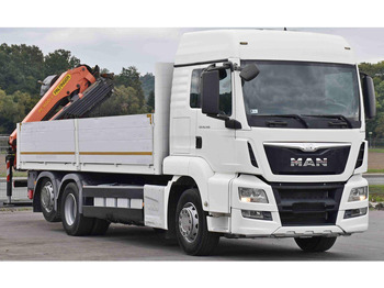 Dropside/ Flatbed truck, Crane truck MAN TGS 26.440 * PRITSCHE 6,90 m + PK 16001 - K: picture 3 Dropside/ Flatbed truck, Crane truck MAN TGS 26.440 * PRITSCHE 6,90 m + PK 16001 - K: picture 3