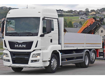 Dropside/ Flatbed truck, Crane truck MAN TGS 26.440 * PRITSCHE 6,90 m + PK 16001 - K: picture 4 Dropside/ Flatbed truck, Crane truck MAN TGS 26.440 * PRITSCHE 6,90 m + PK 16001 - K: picture 4