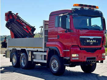 Dropside/ Flatbed truck, Crane truck MAN TGS 28.480 * EFFER 255/5S + JIB 3S + FUNK * 6x4 * TOP: picture 3 Dropside/ Flatbed truck, Crane truck MAN TGS 28.480 * EFFER 255/5S + JIB 3S + FUNK * 6x4 * TOP: picture 3