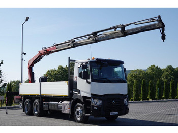 Dropside/ Flatbed truck RENAULT C 380