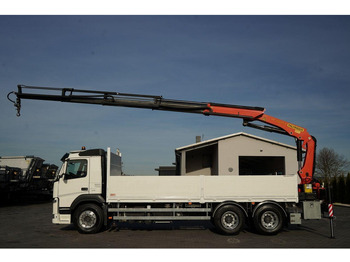 Dropside/ Flatbed truck, Crane truck Volvo FM 500 / 6X4 / SKRZYNIOWY 6,5 M / HDS PALFINGER PK 20001-K / PIL: picture 2