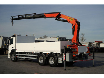 Dropside/ Flatbed truck, Crane truck Volvo FM 500 / 6X4 / SKRZYNIOWY 6,5 M / HDS PALFINGER PK 20001-K / PIL: picture 3