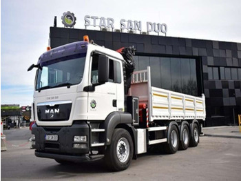 Crane truck MAN  TGS 35.400 8X4 PALFINGER PK 33002 CRANE KIPPER: picture 4