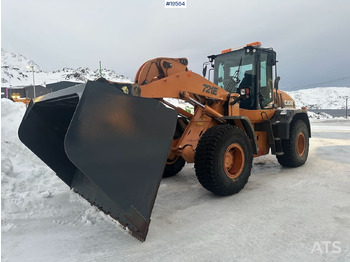 Wheel loader Case 721E hjullaster m/ snøskuffe og grusskuffe. Ny vekt og 2 sett dekk. SE VIDEO: picture 2 Wheel loader Case 721E hjullaster m/ snøskuffe og grusskuffe. Ny vekt og 2 sett dekk. SE VIDEO: picture 2