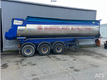 Tipper trailer Langendorf 3 akslet asfaltsemi m/ Hydraulsik kapell: picture 4