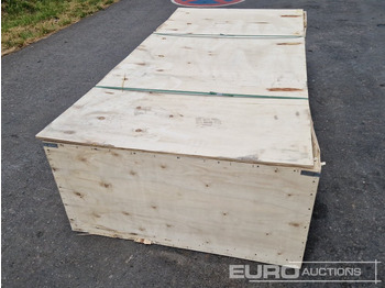 Construction container Unused 2025 17'x30' Metal Garage Carport Shed in 2.1x1x0.6m Transport Box: picture 3