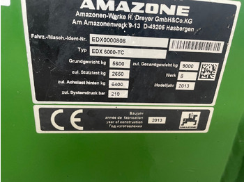 Seed drill Amazone EDX 6000 TC: picture 2