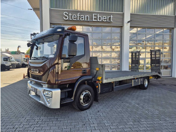 Autotransporter truck Iveco Eurocargo ML140E25/P Maschinentransporter Winde: picture 2