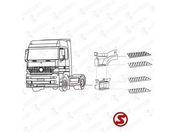 New Footstep for Truck Mercedes-Benz Trede actros mp1 - 2 - 3 mega space l+r: picture 2
