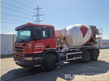 Concrete mixer truck SCANIA P